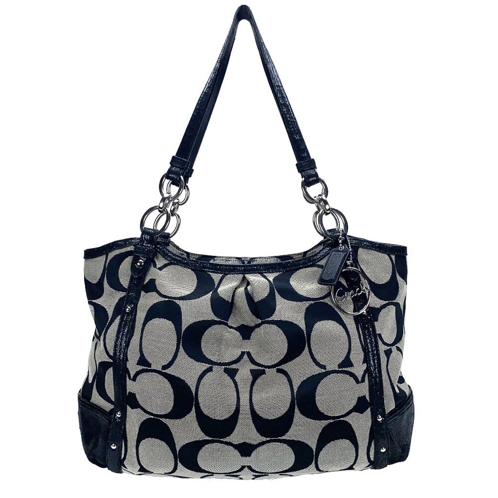 COACH Alexandra Chain Satchel Shoulder Handbag - K1281-F20807